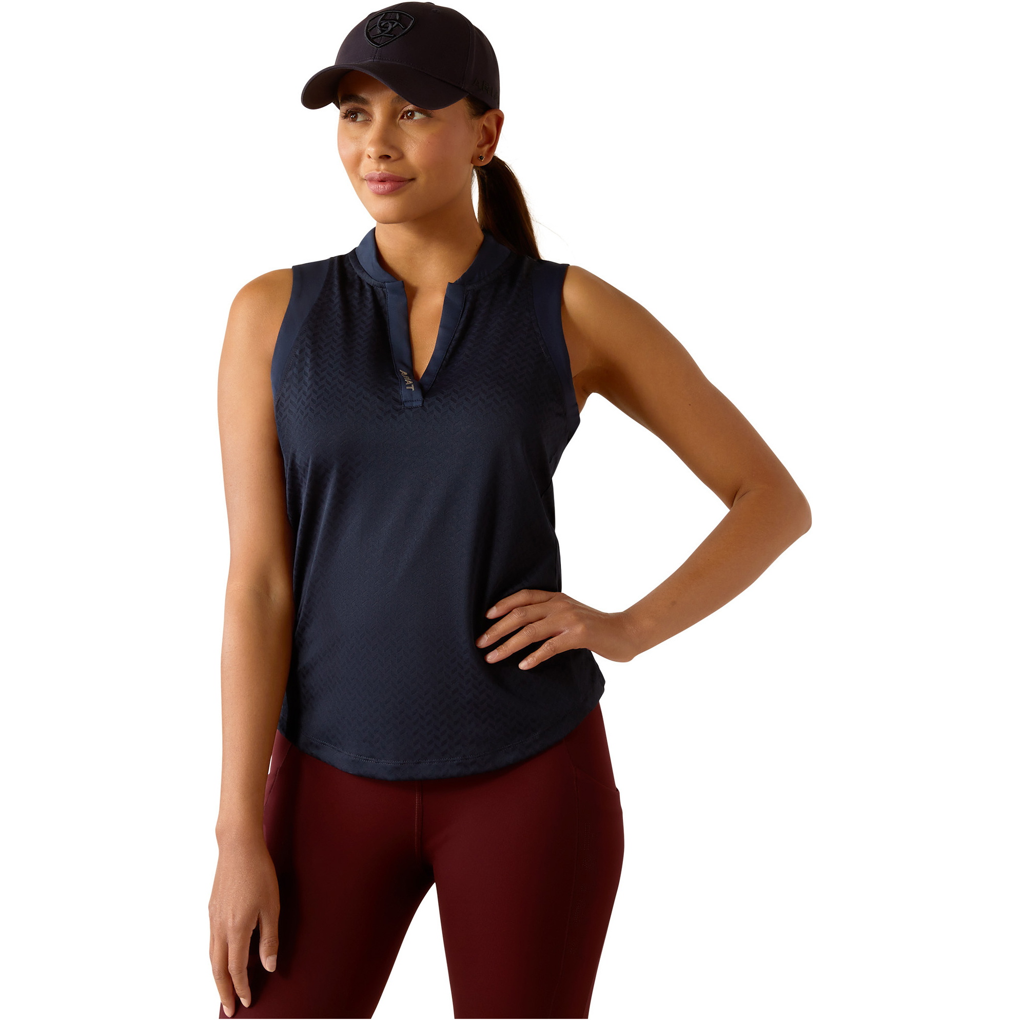 2025 Ariat Damen Mesa Ärmellos Basisschicht 10054968 - Navy Eclipse